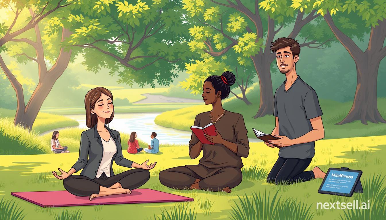 A calm, light-filled room set up for a quiet self-awareness practice